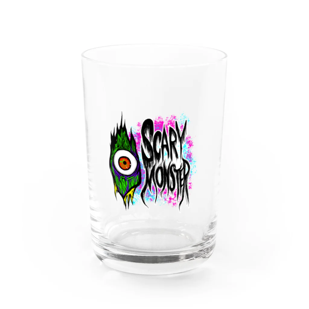 TKGのスケアリーモンスター Water Glass :front