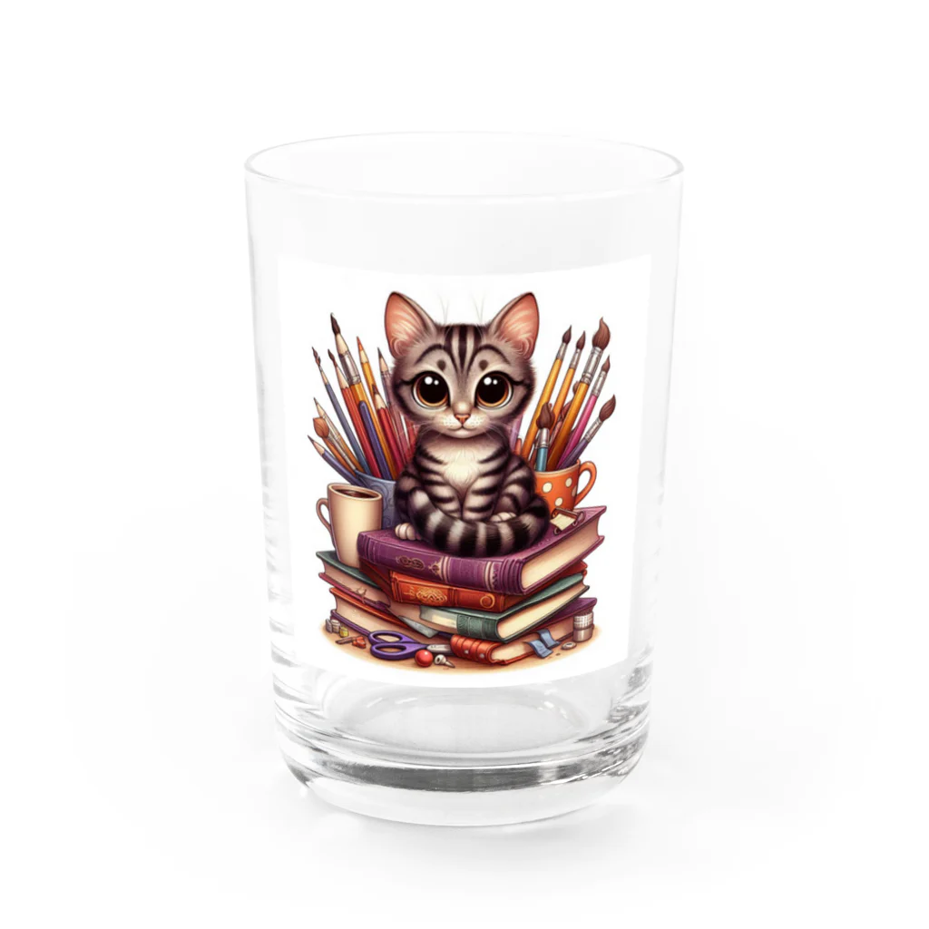 Akira03の猫 Water Glass :front