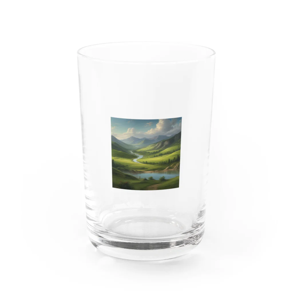 ISEN5の山の風景 Water Glass :front