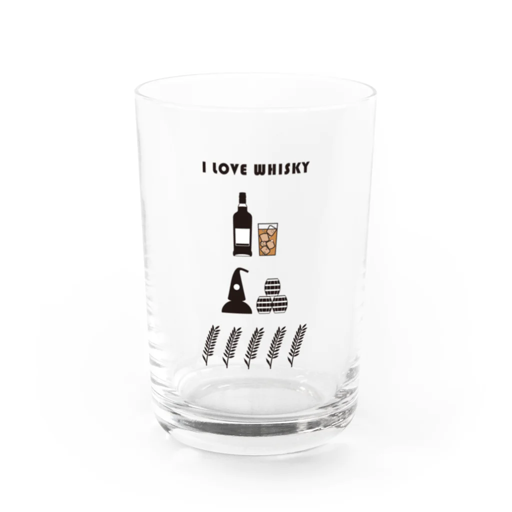I LOVE【WHISKEY】SHOPのI LOVE WHISKEY-03 Water Glass :front