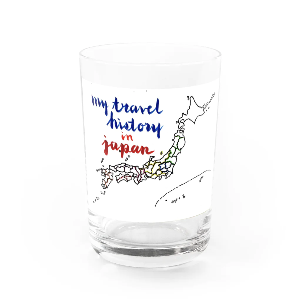 Mimi17の私の旅行歴　日本 グラス前面