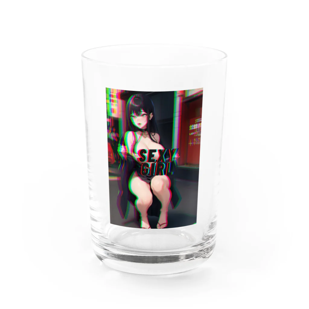 adultistのストリートセクシーガール Water Glass :front