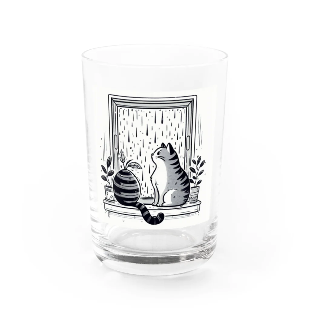 Akiraの猫 Water Glass :front