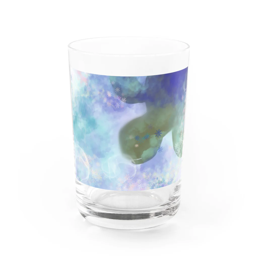 YuluttoUsagiのうみがめの吐息 Water Glass :front