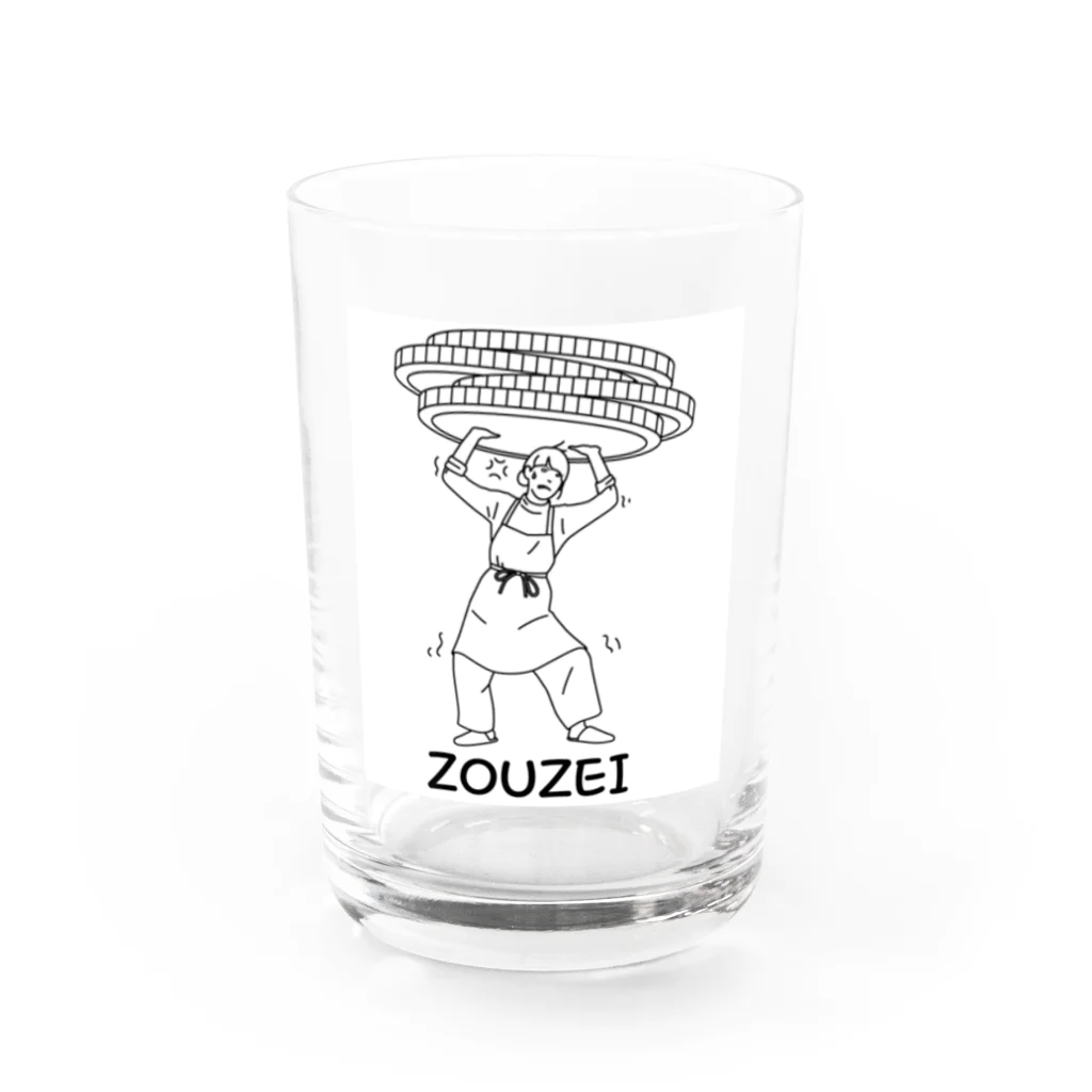 1682HOHETOの増税 Water Glass :front