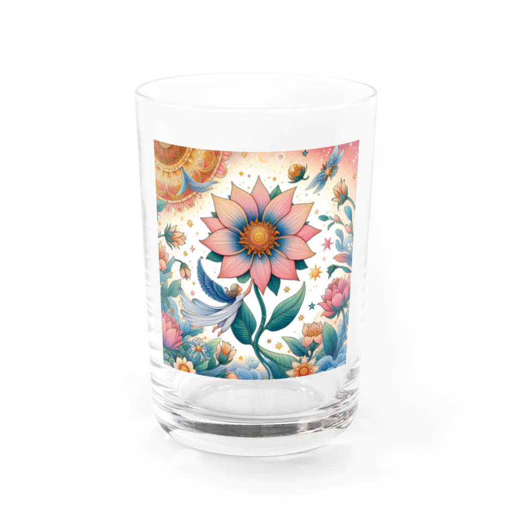 momoart8888の天使のいる世界 Water Glass :front