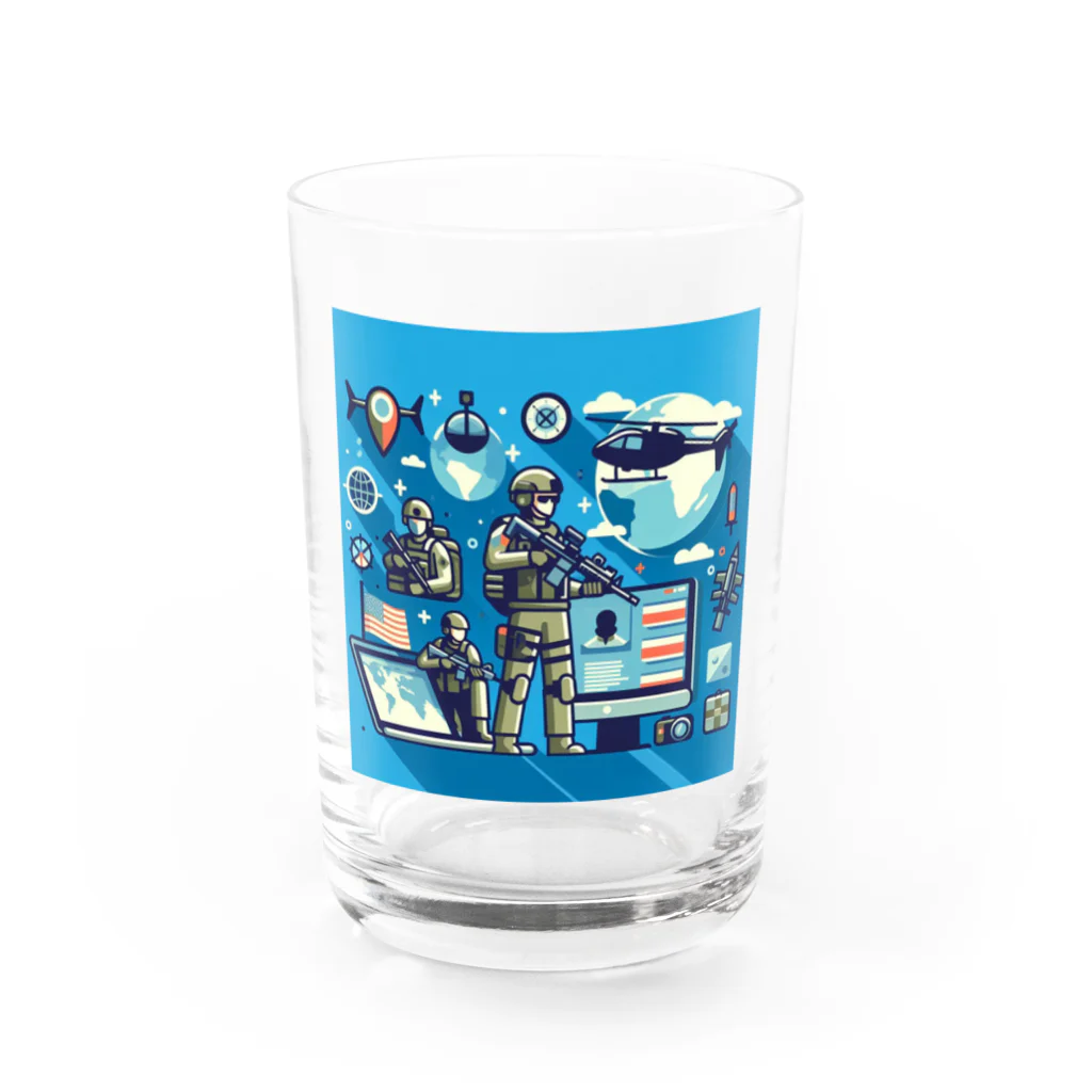 Ｒ WORKSの特殊部隊 Water Glass :front