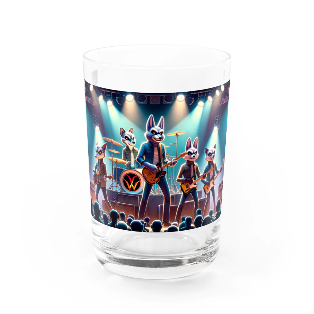 ANIMAL HEROES -musical band-のワイルドロックフェスタ - ダンシングアニマルズ Water Glass :front