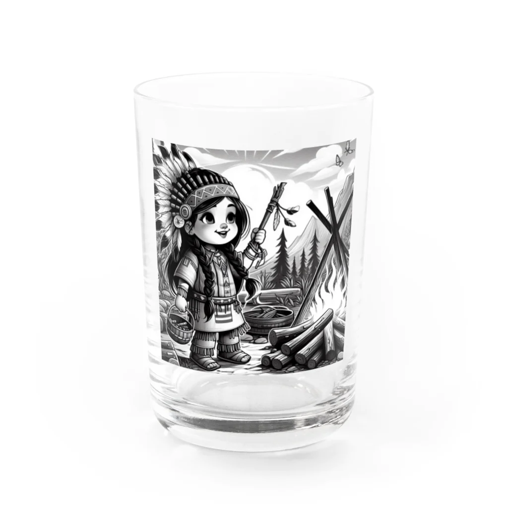 リトルアドラのリトルアドラ Water Glass :front