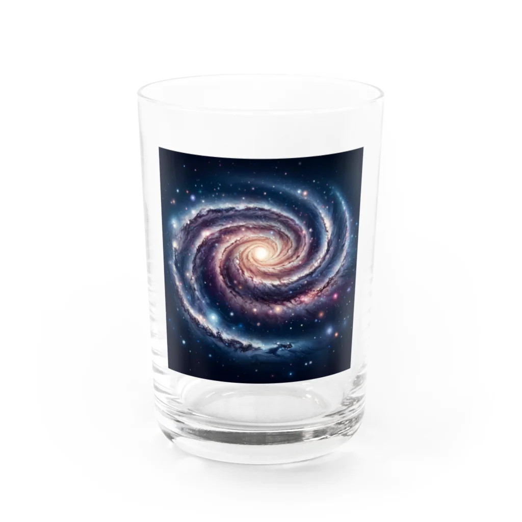 宇宙の神秘グッズ販売所のギャラクシー Water Glass :front