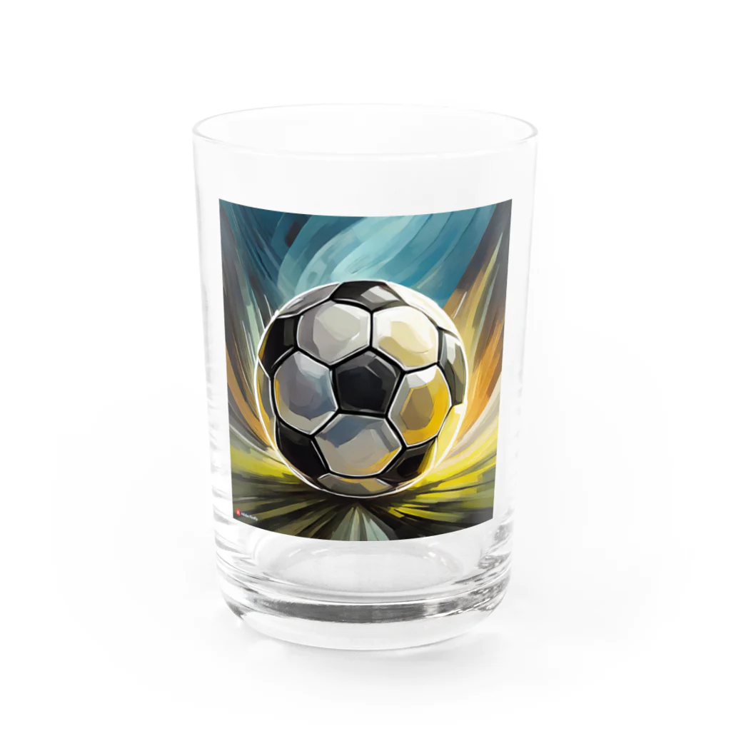 TENTENのサッカーボール Water Glass :front