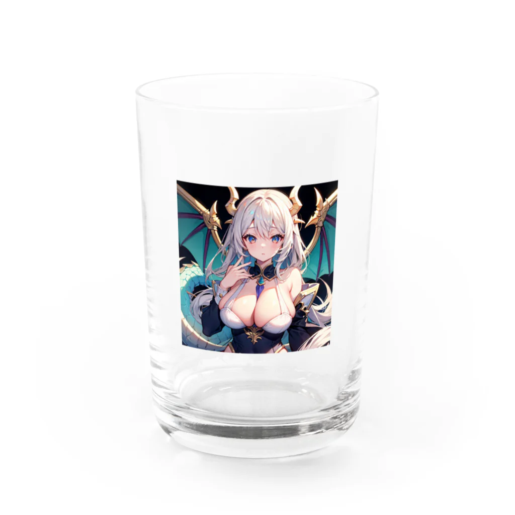 ピンクリボンのセレスティナ Water Glass :front