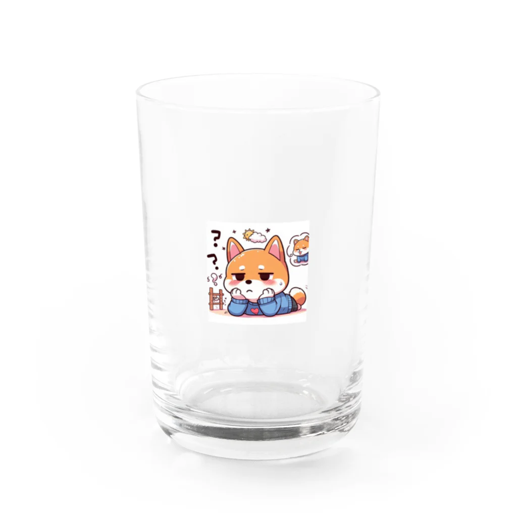 OMOROWの片思い犬 Water Glass :front