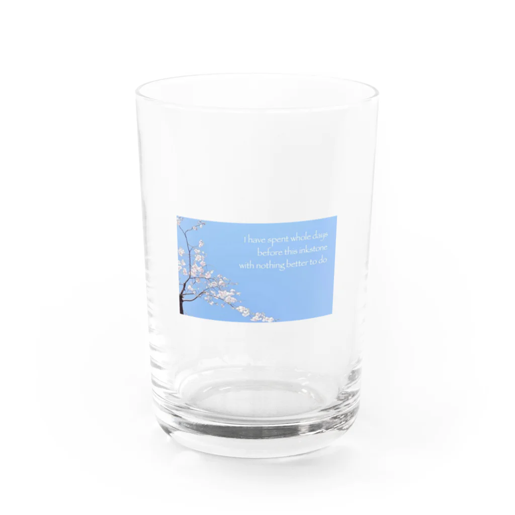 Polaris工房のJapan Beauty Series ～徒然草～ Water Glass :front