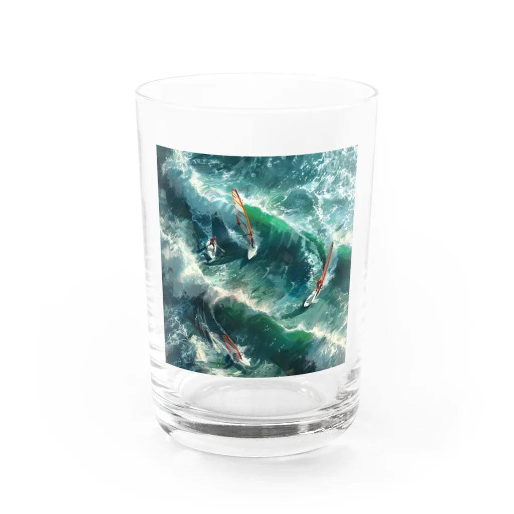 AQUAMETAVERSEのsupとwindsurfingrレース　エンジェル717 2065 Water Glass :front