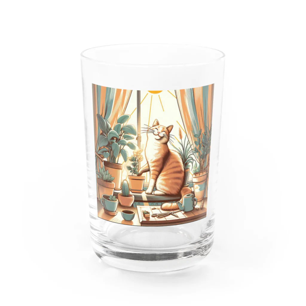 Akiraの猫 Water Glass :front