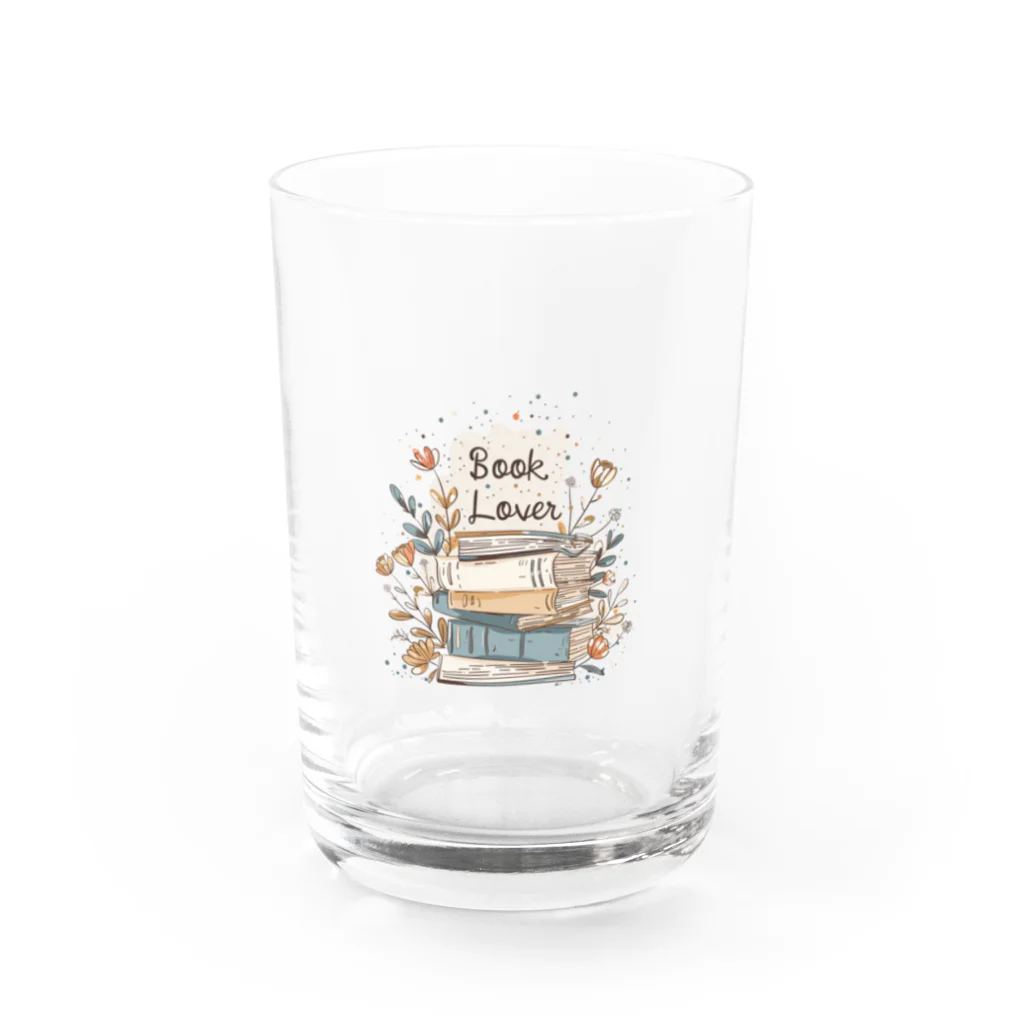 Chi3のBook Lover Water Glass :front