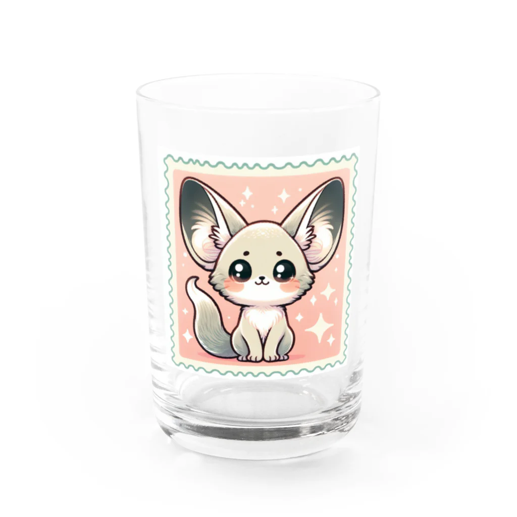 ゆうちゃんNFTいいねの耳長フェネックちゃん21 Water Glass :front