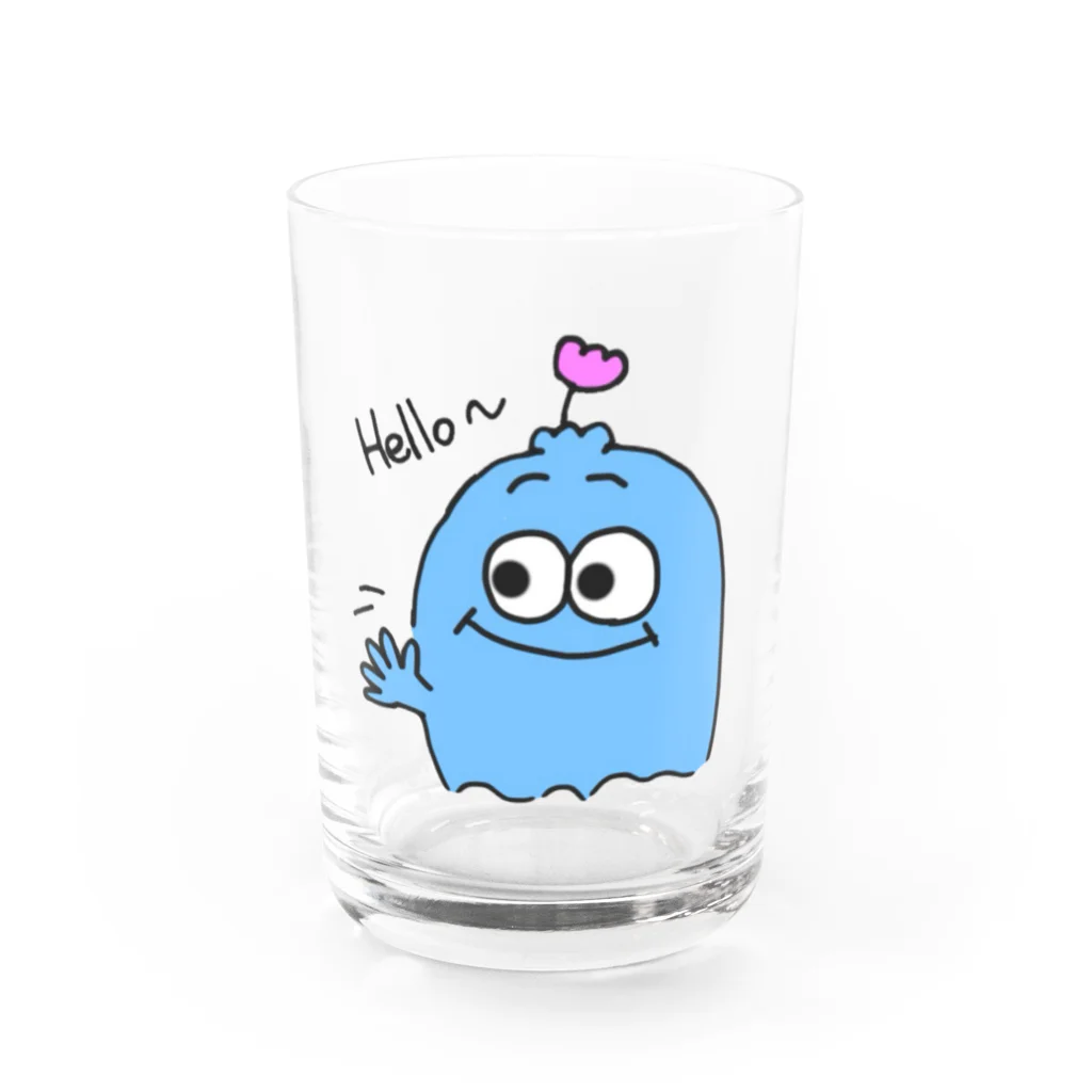 AnkoropiのニコぶるHello Water Glass :front