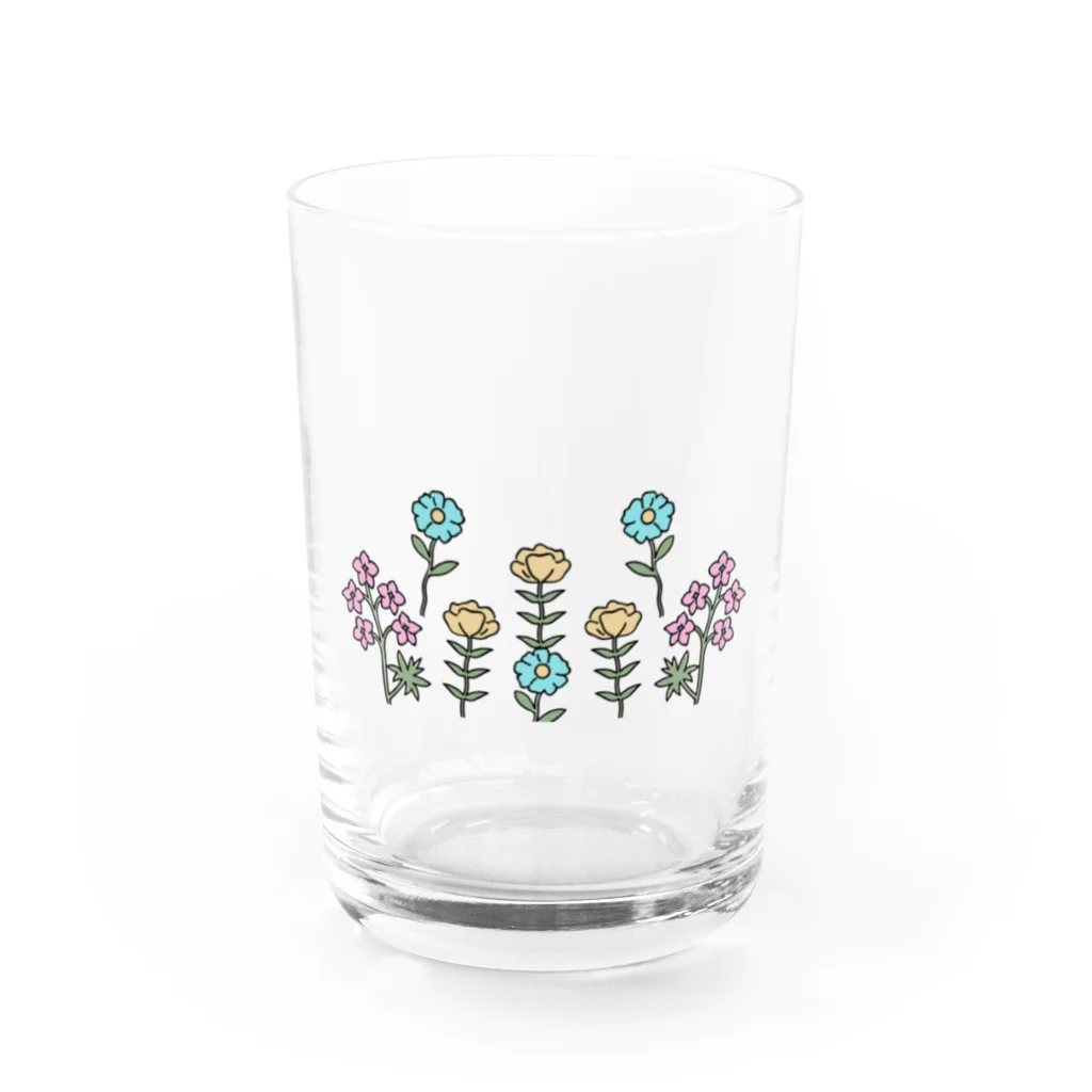 MUROの小さい花畑シリーズ Water Glass :front