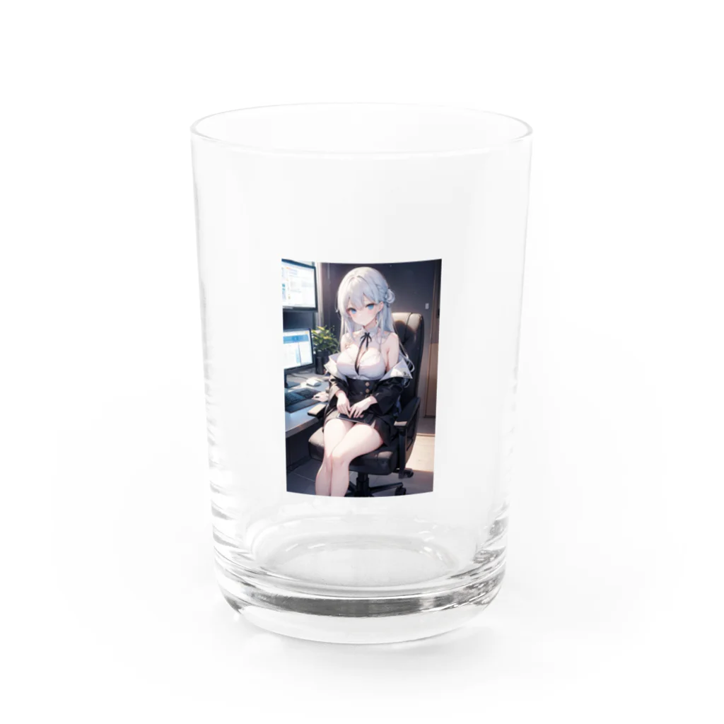 巫女スタぐらむの可愛い上司 Water Glass :front