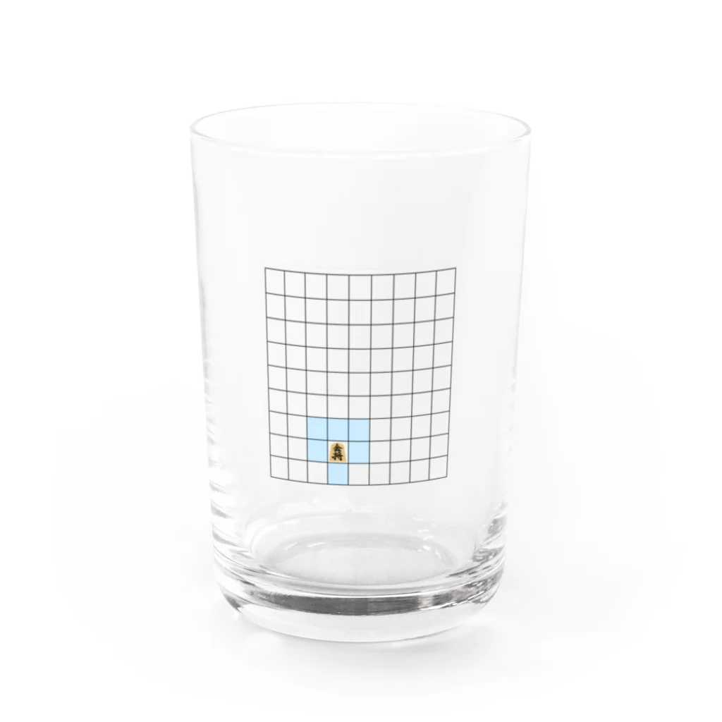 きほんてきにはものと～んの金将 Water Glass :front