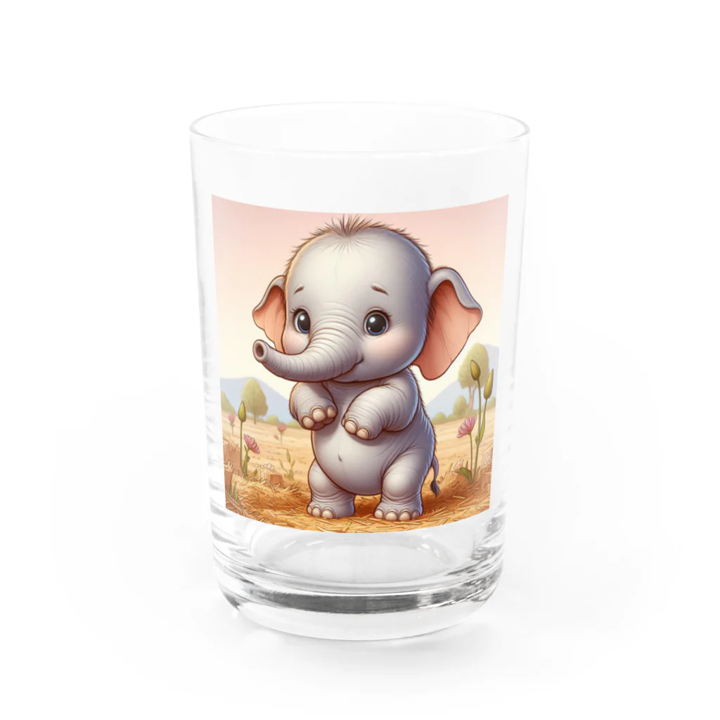 akipoyoのスナッフルくん Water Glass :front