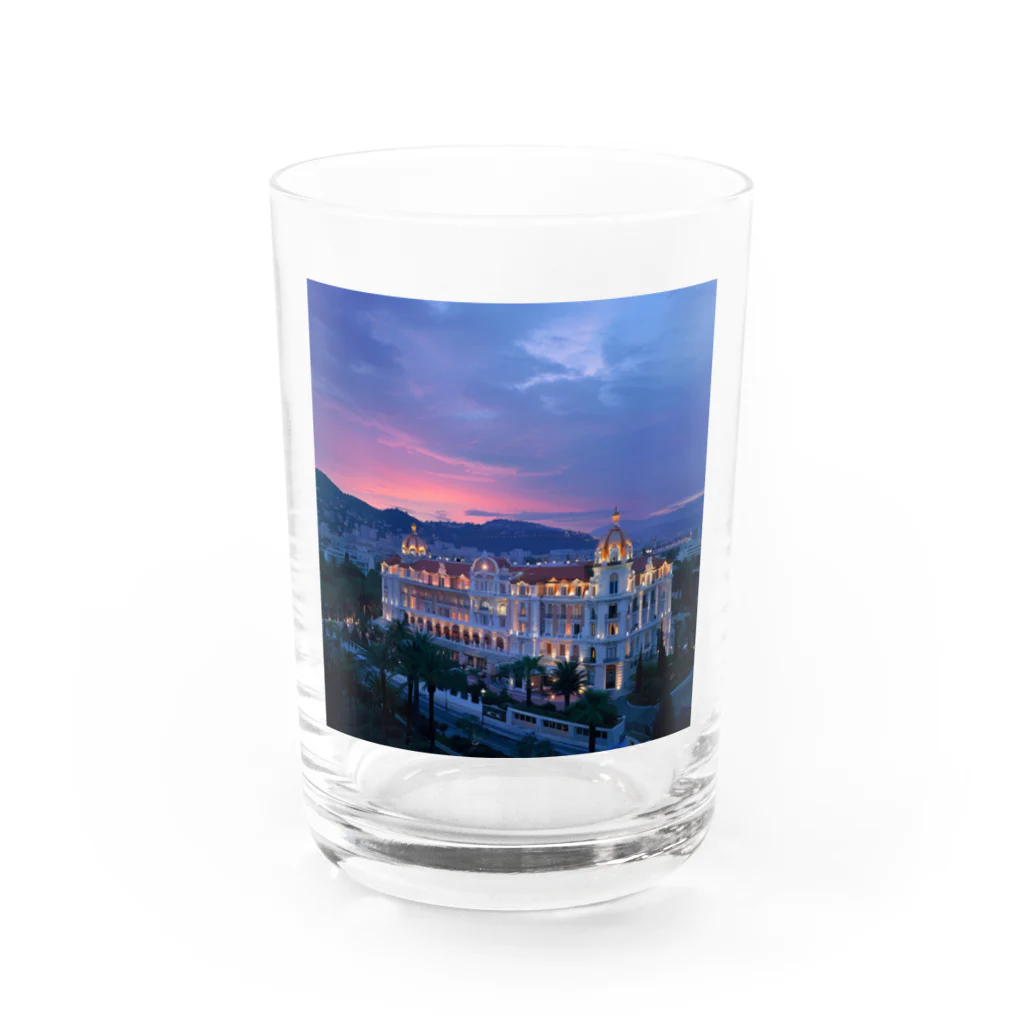 AQUAMETAVERSEのニースの思い出　Tomoe bb 2712 Water Glass :front