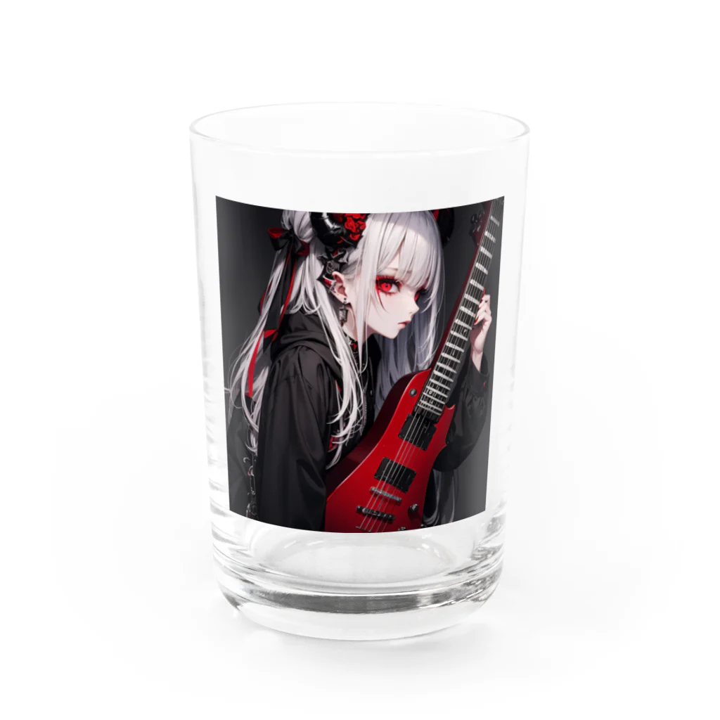 ハルリボン猫の血のギタリスト Water Glass :front