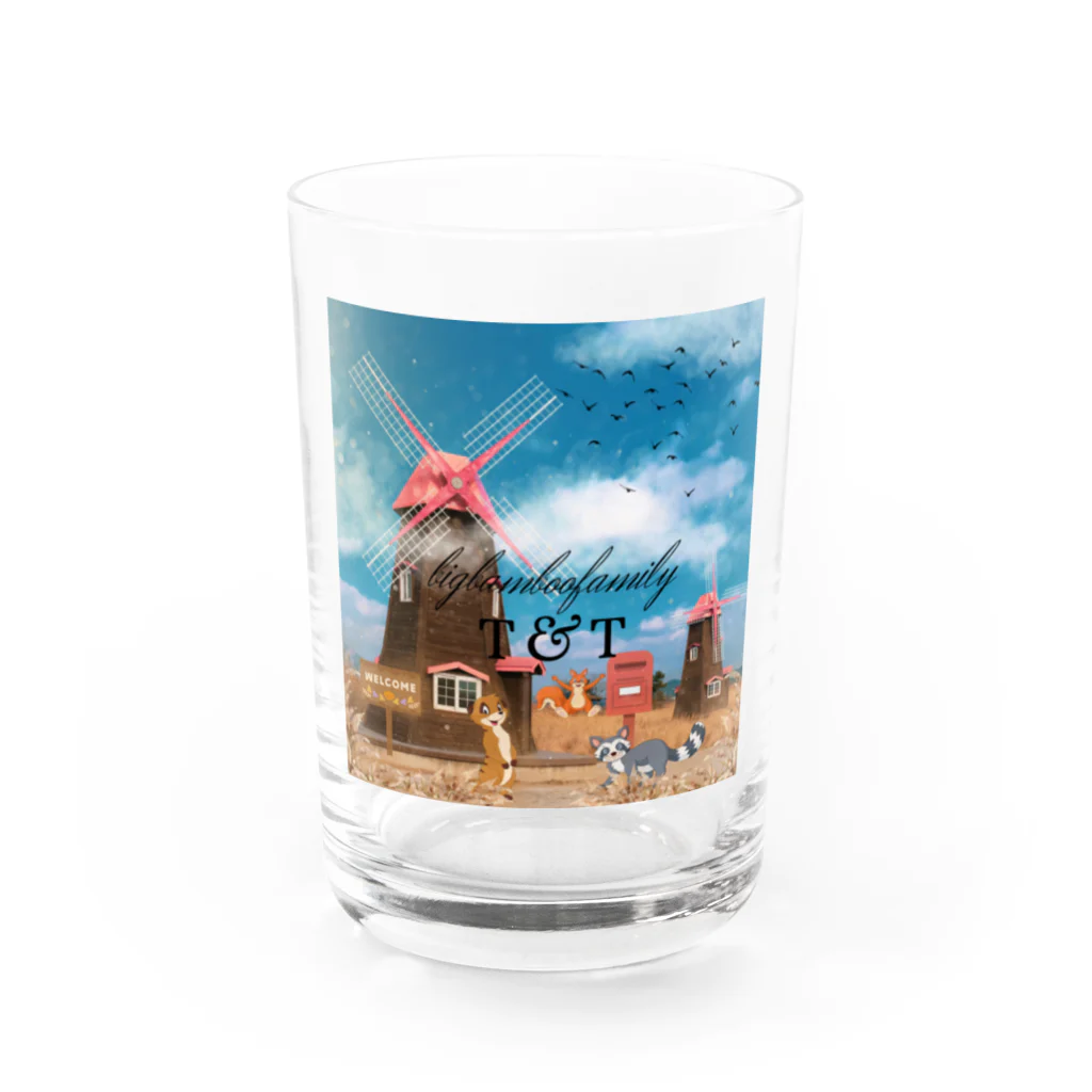 bigbamboofamilyのbigbamboofamily Water Glass :front