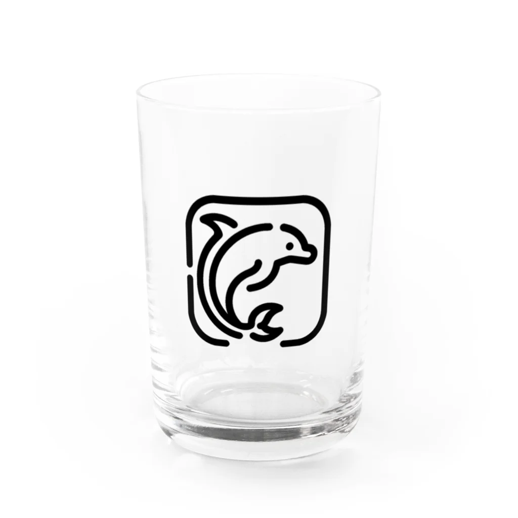 Bebezoの海豚 Water Glass :front