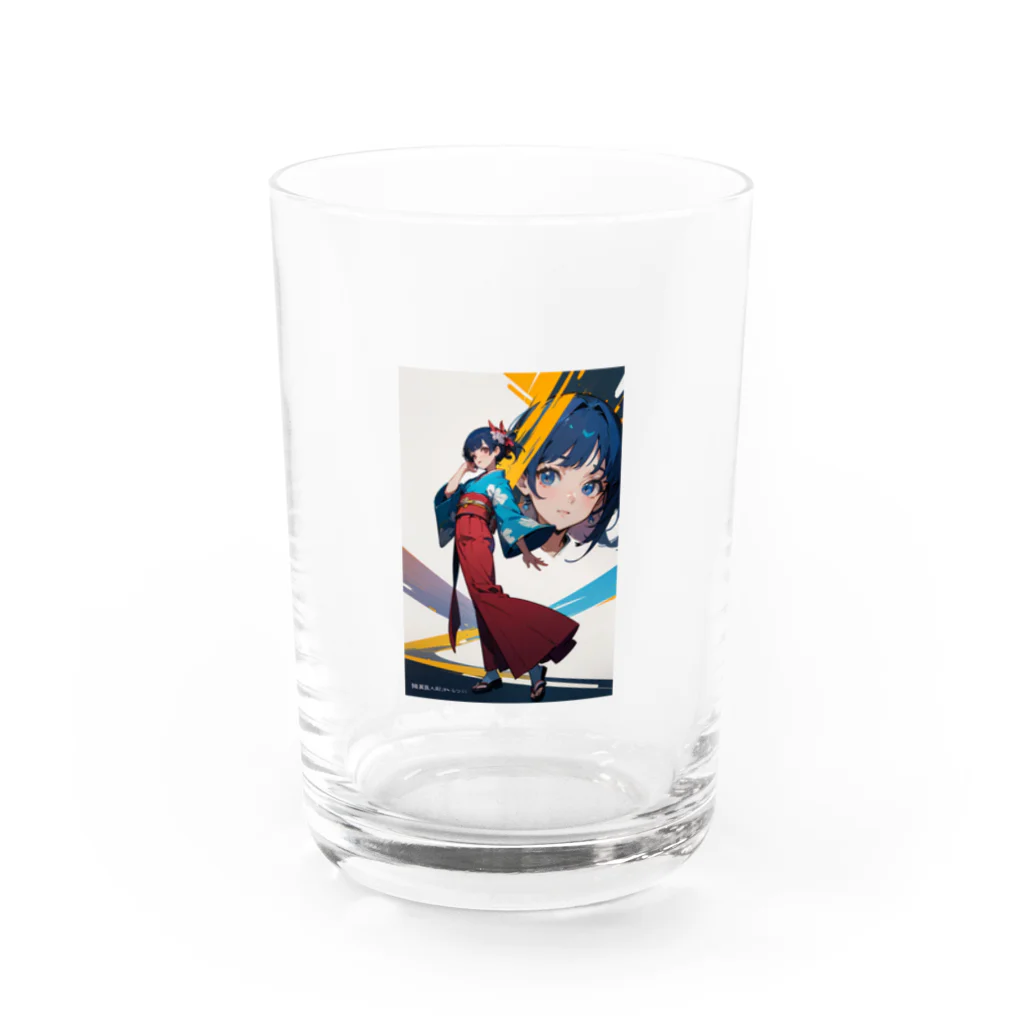 限界オタクの新境地の西条渚【和服ver】 Water Glass :front