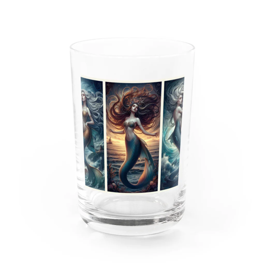 harumzx1の海の深海に住む幻想的なクリーチャー、「セイレーン」 グラス前面