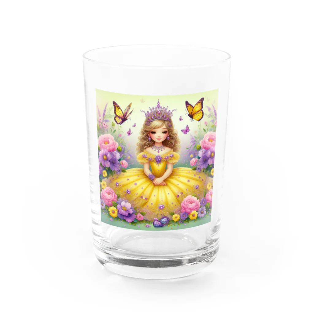 パープルルームの魔法使い姫 Water Glass :front