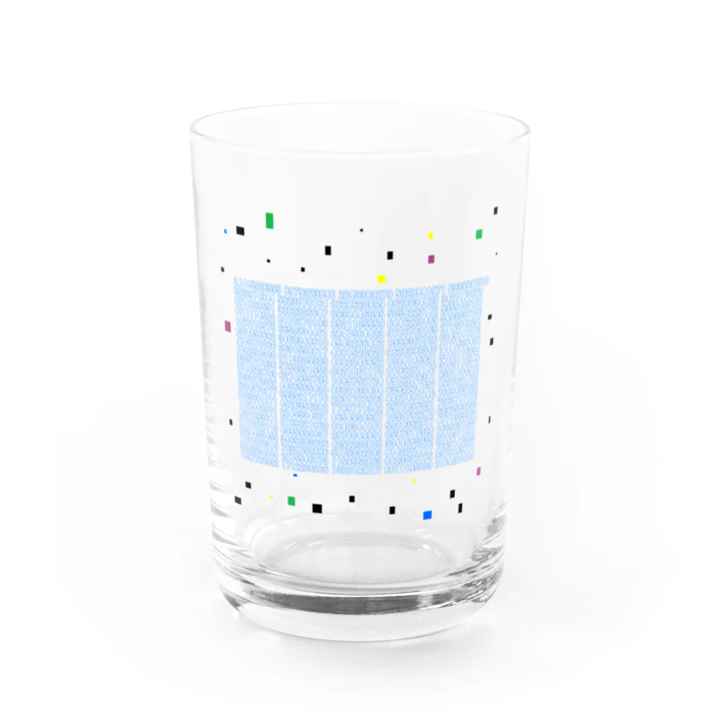 noiSutoaの1000桁の円周率 Water Glass :front