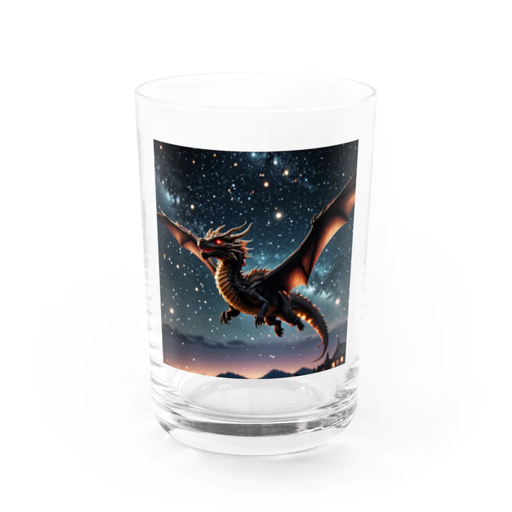 幻想都市の明星のドラゴン Water Glass :front