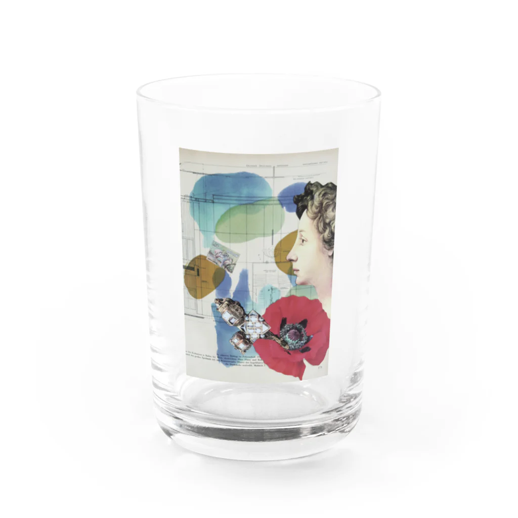 kubo art  shopのwish you were here Water Glass :front