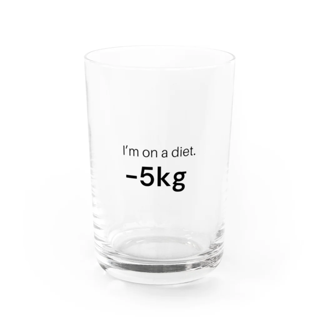 グッズ・ゆきハウス🏠のダイエットサポートアイテムシリーズ Water Glass :front