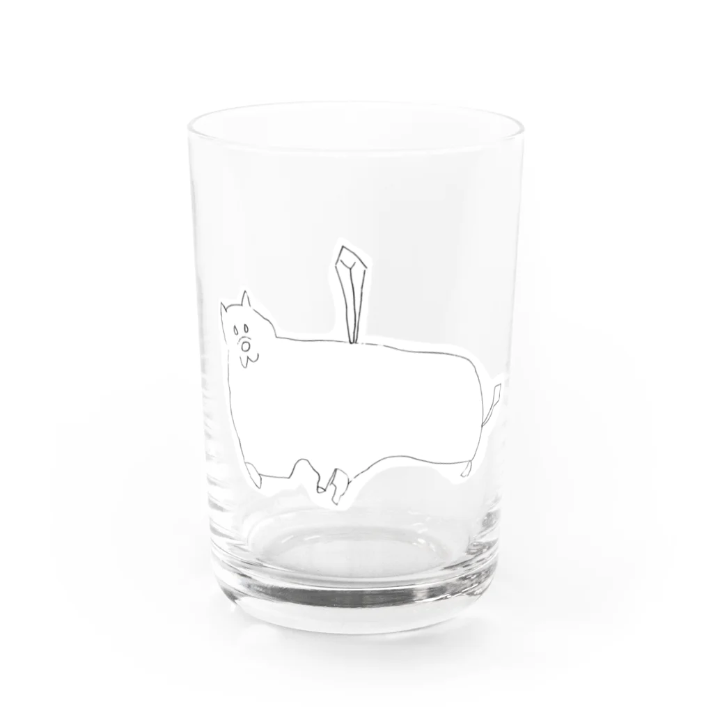 y.tanakaの剣犬（けんいぬ） Water Glass :front