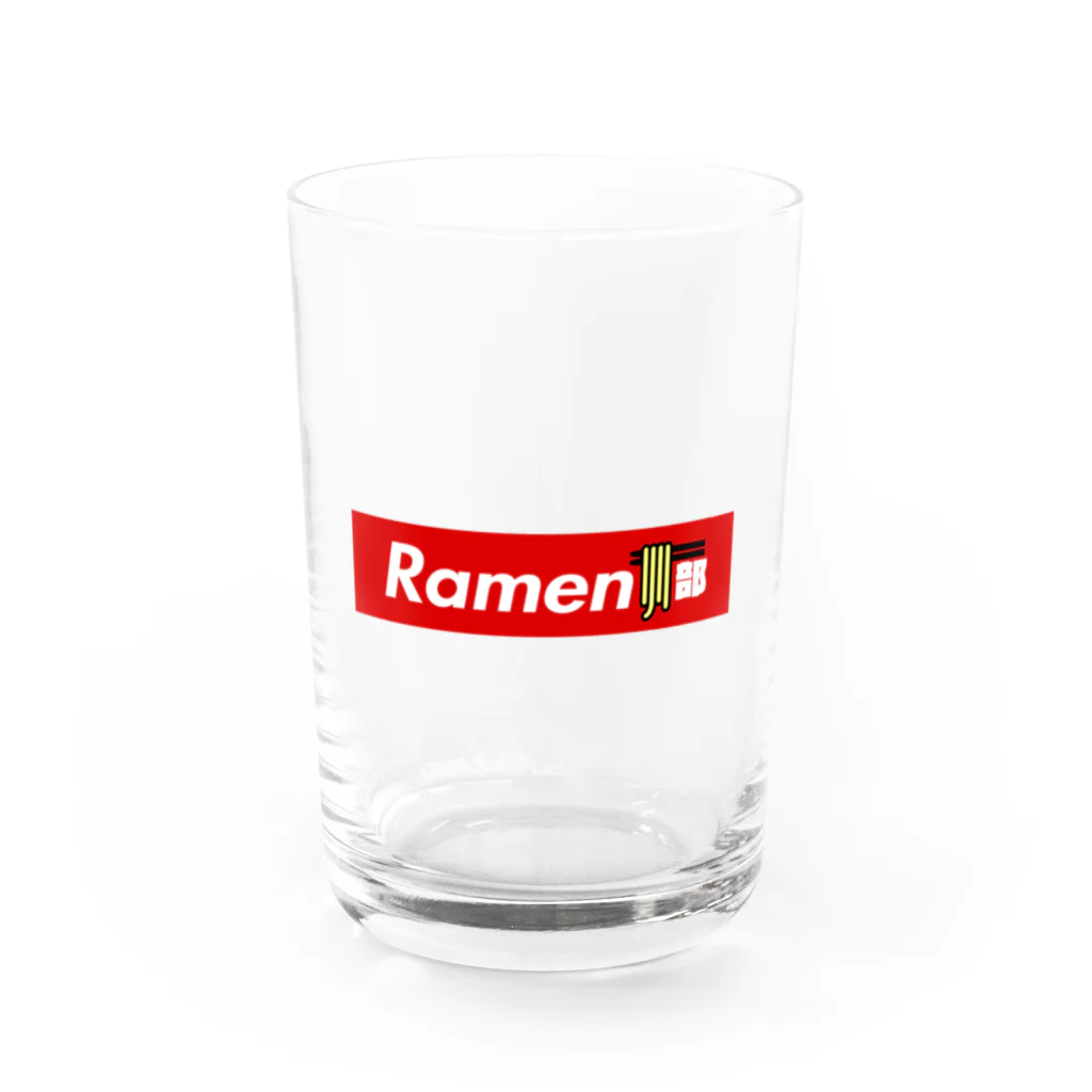 おもしろいTシャツ屋さんのRAMEN部 ラーメン部 Water Glass :front