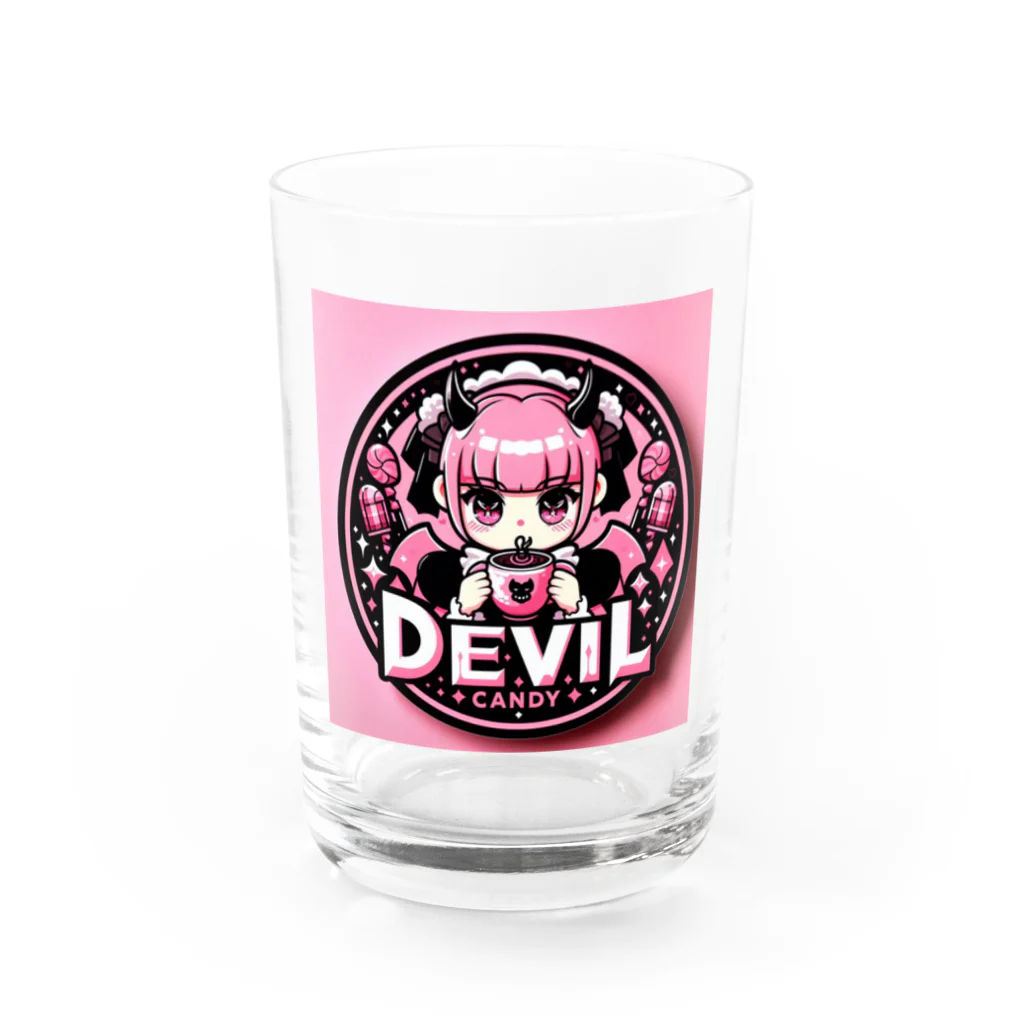 悪魔キャンディの悪魔キャンディ Water Glass :front