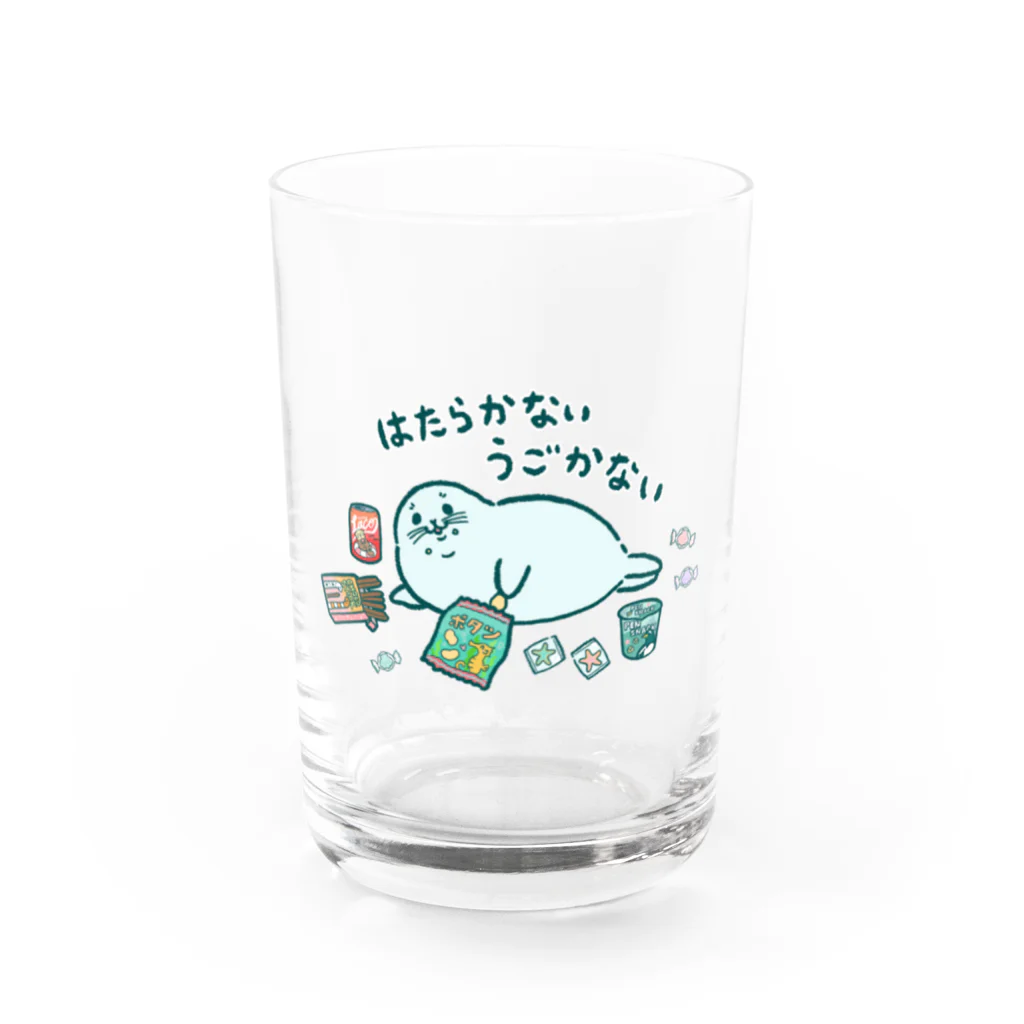 マカロニ工房の働かないアザラシ Water Glass :front