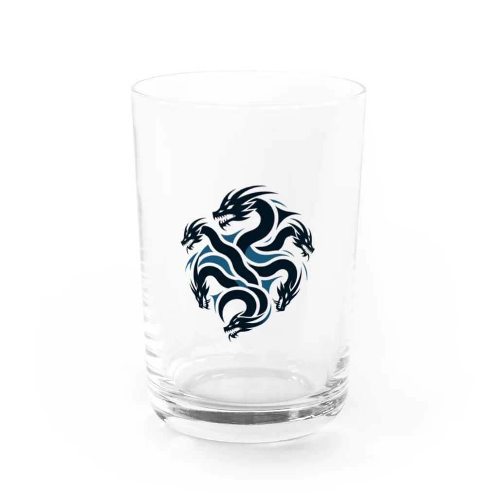 askaharuのヤマタノオロチ風 Water Glass :front