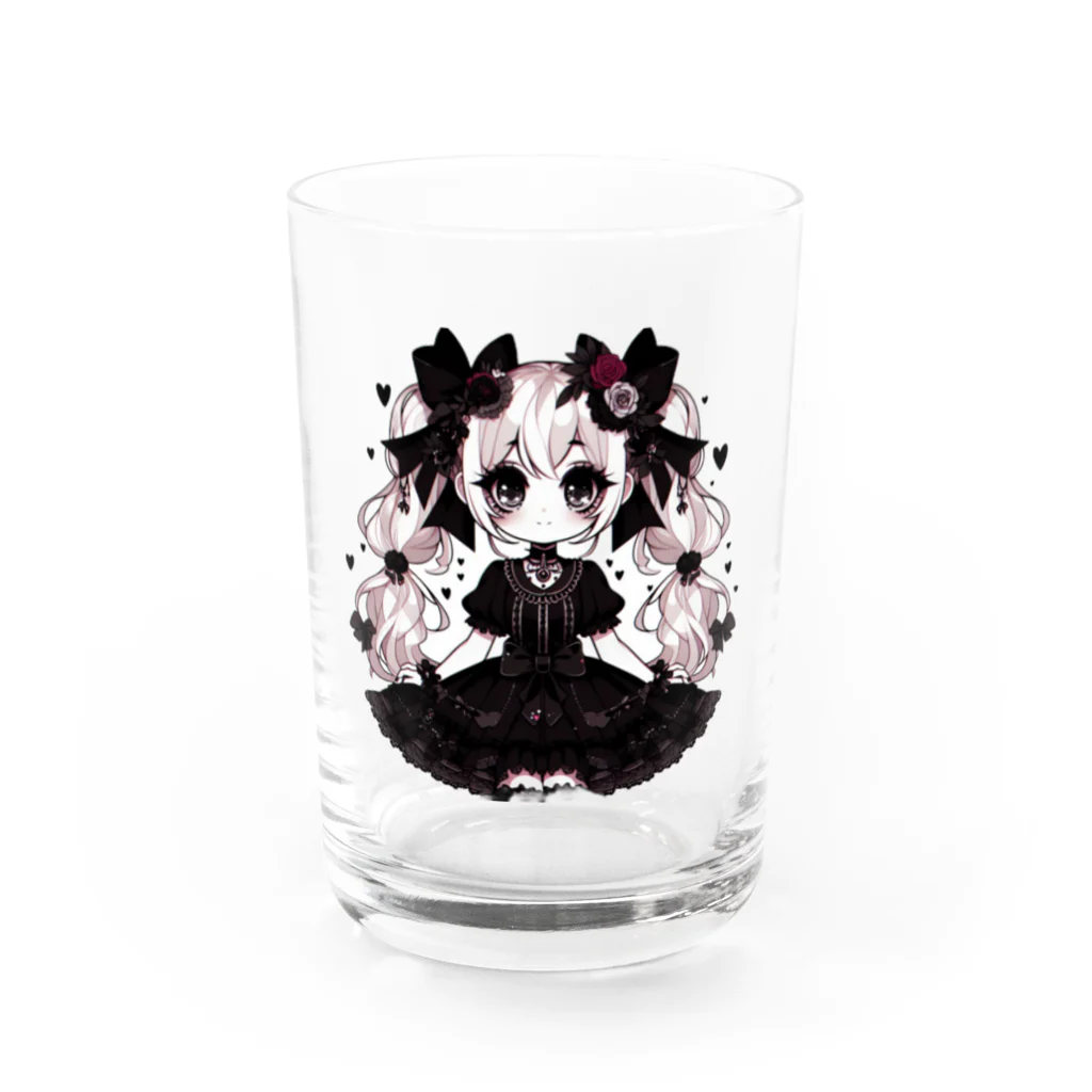 悪魔キャンディの「黒の幻想」 Water Glass :front