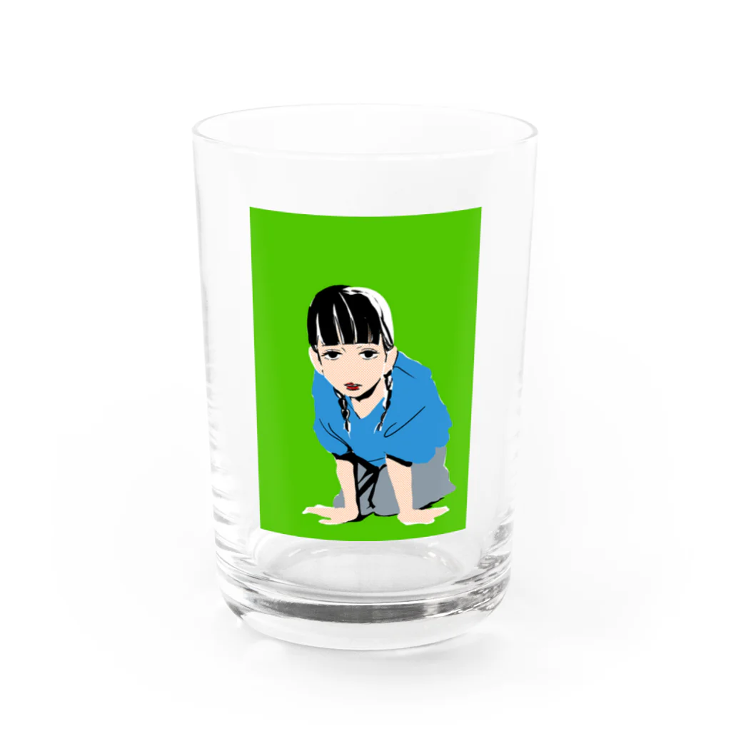 花園照輝のサボタージュ Water Glass :front