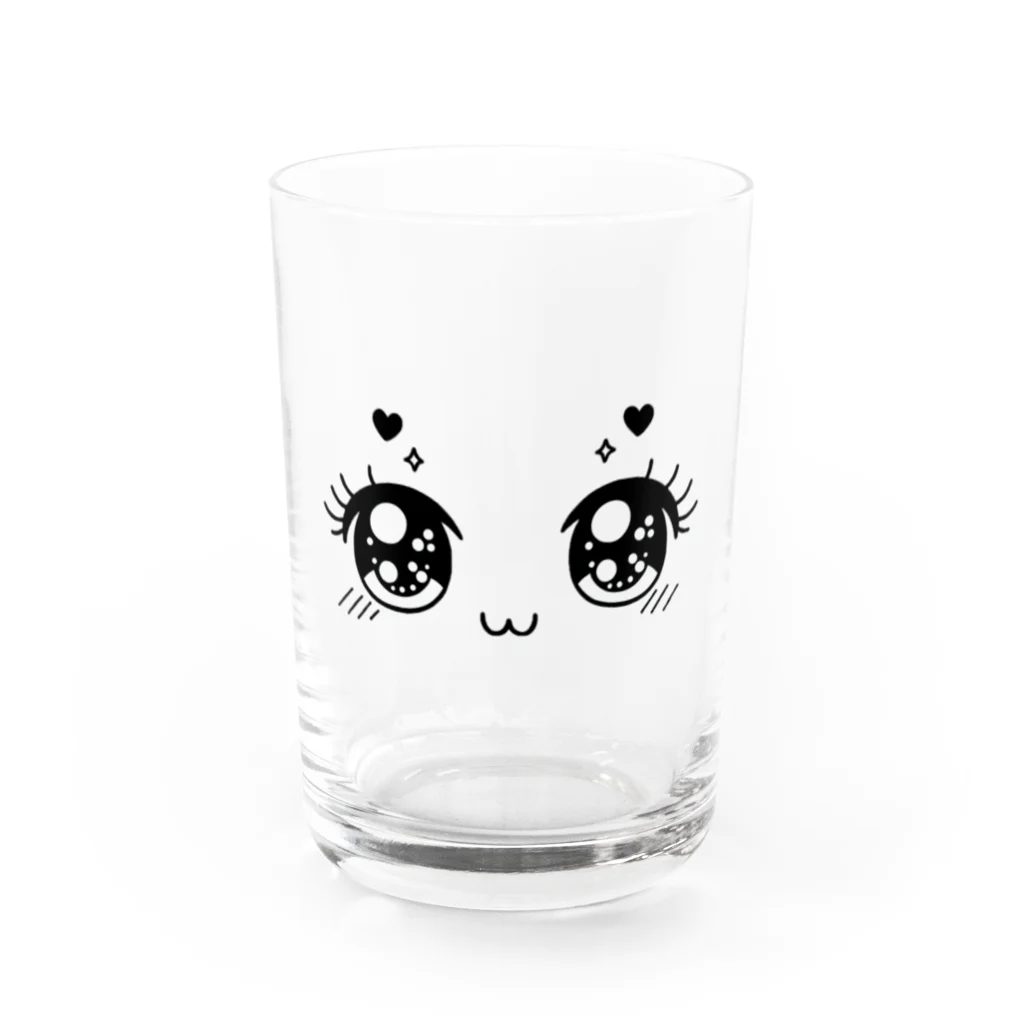 yielanggo007の可愛い瞳 Water Glass :front