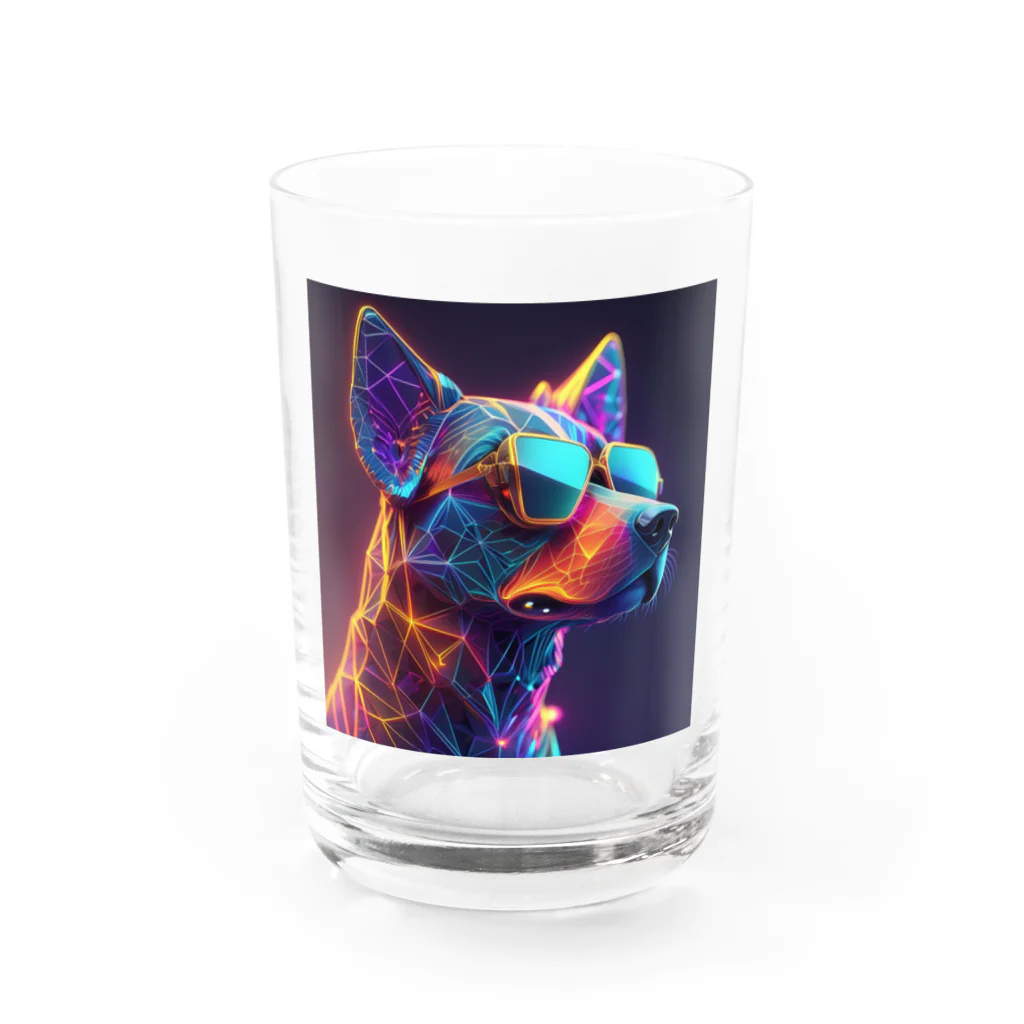 kenny777のサイケイヌ Water Glass :front