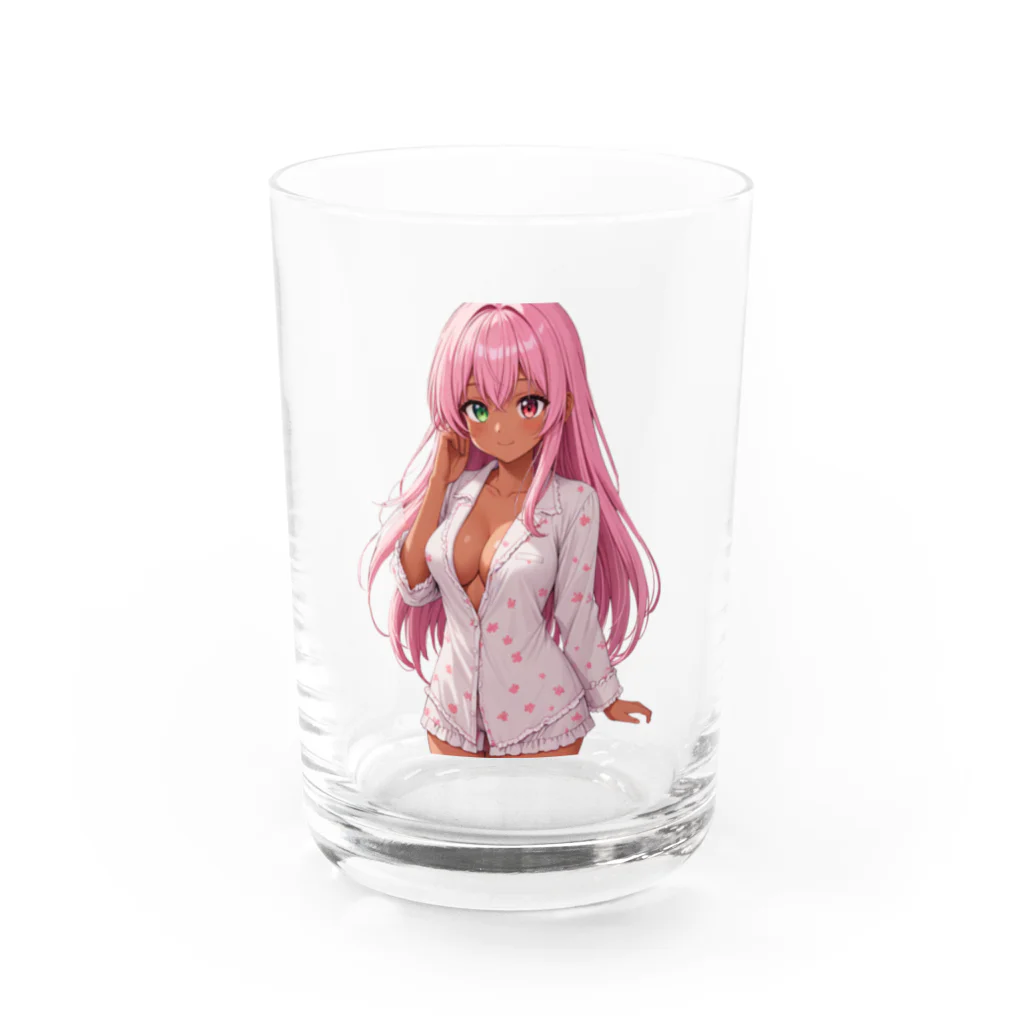 ヴィヴィオの寝起き Water Glass :front