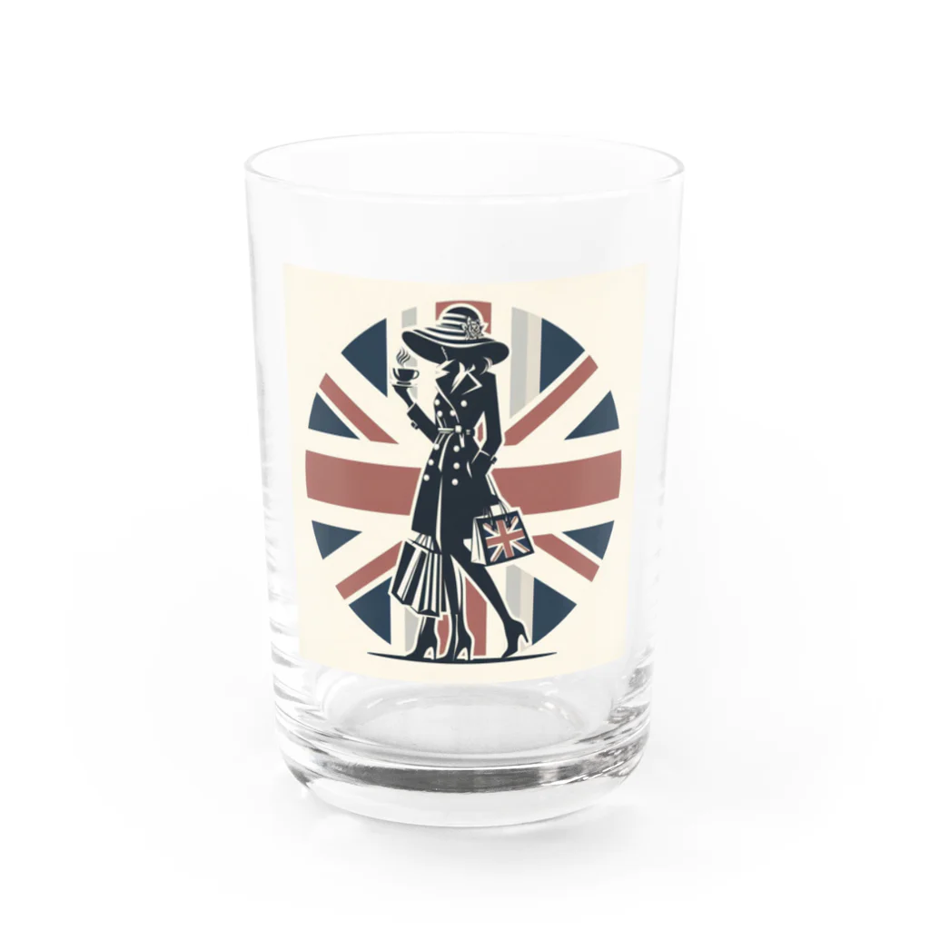 まりな☆のお店のオシャレ女子☆イギリス風 Water Glass :front