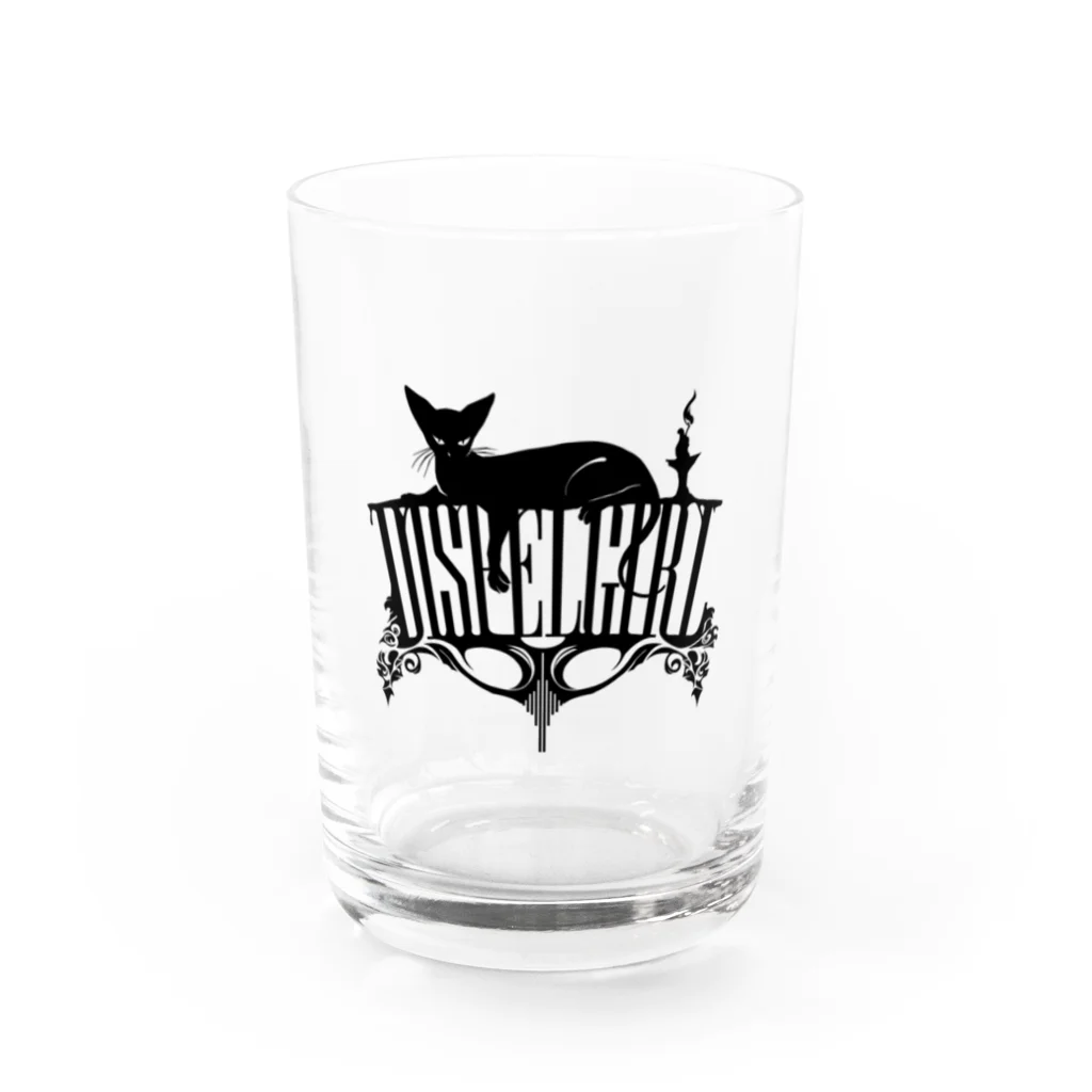 SRBGENk ゲンキのDISPELGIRL Elegant Cat Water Glass :front